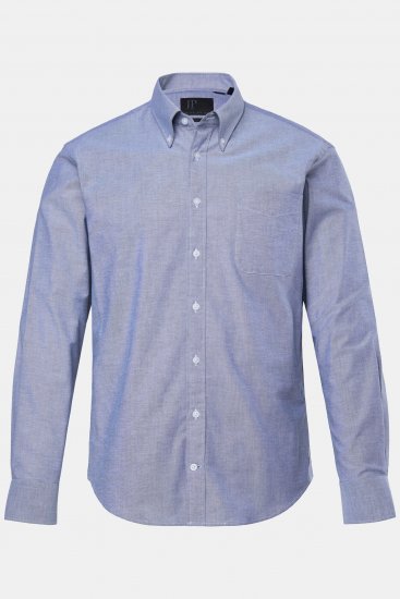 JP1880 Oxford Shirt Long Sleeve Denim Blue - Skjorter - Skjorter til store mænd 2XL- 8XL