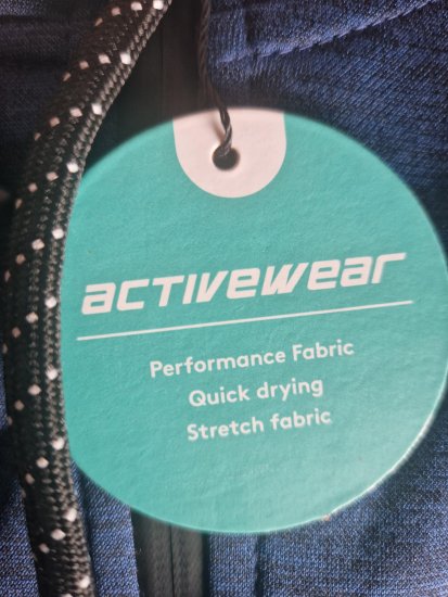 Kam Jeans AP008 Active Performance Hoodie Indigo - Trøjer og hættetrøjer - Trøjer og Hættetrøjer i store størrelser - 2XL-14XL
