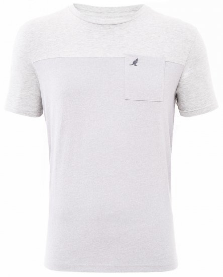 Kangol Sherwin T-shirt Grey - T-shirts - T-shirts i store størrelser - 2XL-14XL