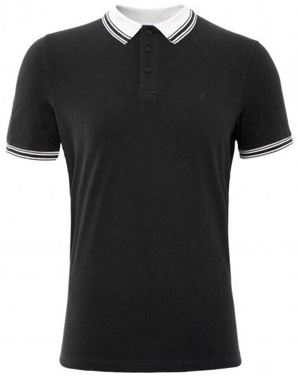 Kangol Shipley Polo Black - Polotrøjer - Polotrøjer 2XL-8XL