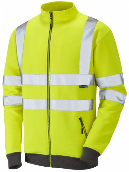 Leo Libbaton Track Top Hi-Vis Yellow - Arbejdstøj - Arbejdstøj i store størrelser