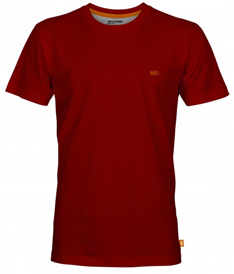 Motley Denim Stockholm T-shirt Red - T-shirts - T-shirts i store størrelser - 2XL-14XL