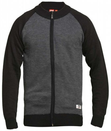 D555 Tanner Sweater Black - Trøjer og hættetrøjer - Trøjer og Hættetrøjer i store størrelser - 2XL-14XL