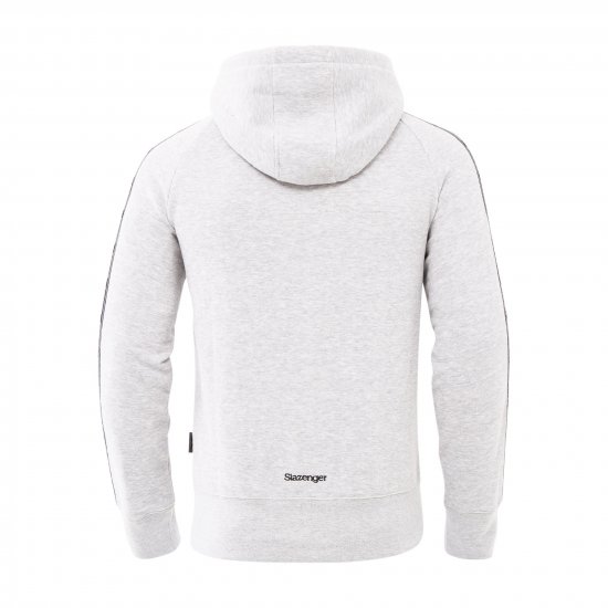 Slazenger Tommy Hoodie Grey - Trøjer og hættetrøjer - Trøjer og Hættetrøjer i store størrelser - 2XL-14XL