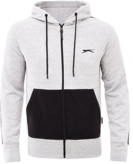 Slazenger Tommy Hoodie Grey - Trøjer og hættetrøjer - Trøjer og Hættetrøjer i store størrelser - 2XL-14XL