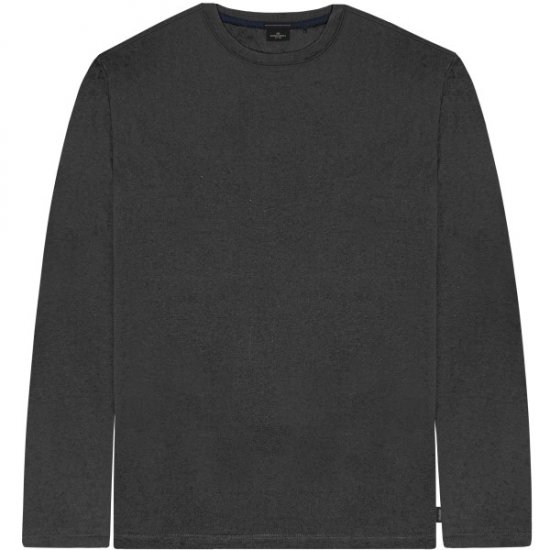 Double Outfitters TS-9170 Long Sleeve T-Shirt Anthracite - T-shirts - T-shirts i store størrelser - 2XL-14XL