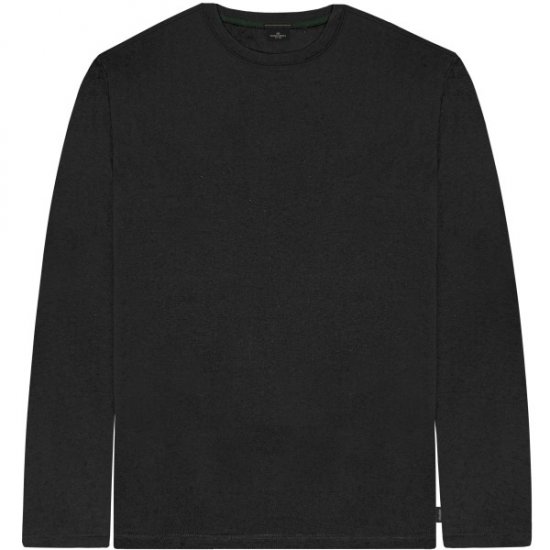 Double Outfitters TS-9170 Long Sleeve T-Shirt Black - T-shirts - T-shirts i store størrelser - 2XL-14XL