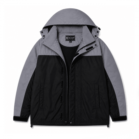 Kam Jeans 439 Skaljakke Sort - Jakker - Jakker i store størrelser, 2XL- 12XL