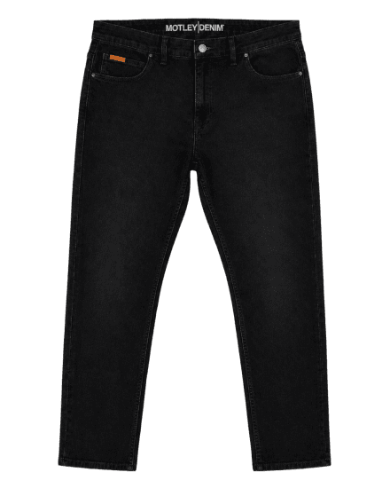 Motley Denim Soho 5-Pocket Jeans Black - Jeans og bukser - Herrejeans og bukser i store størrelser W40-W70