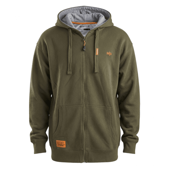 Motley Denim Copenhagen Hoodie Dark Khaki - Trøjer og hættetrøjer - Trøjer og Hættetrøjer i store størrelser - 2XL-14XL