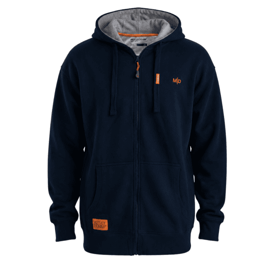 Motley Denim Copenhagen Hoodie Navy - Trøjer og hættetrøjer - Trøjer og Hættetrøjer i store størrelser - 2XL-14XL