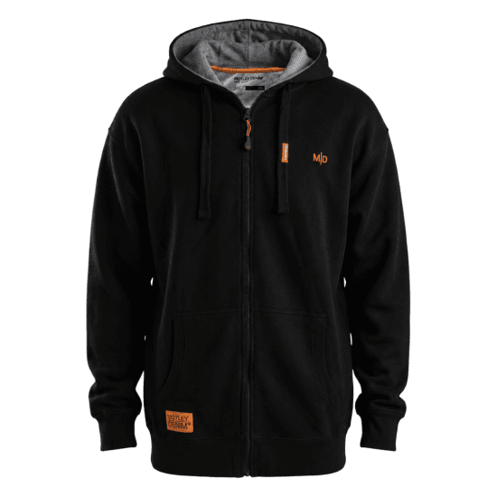 Motley Denim Copenhagen Hoodie Black - Trøjer og hættetrøjer - Trøjer og Hættetrøjer i store størrelser - 2XL-14XL