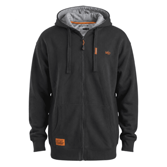 Motley Denim Copenhagen Hoodie Charcoal - Trøjer og hættetrøjer - Trøjer og Hættetrøjer i store størrelser - 2XL-14XL