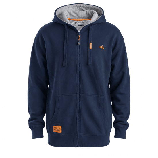 Motley Denim Copenhagen Hoodie Dark Indigo - Trøjer og hættetrøjer - Trøjer og Hættetrøjer i store størrelser - 2XL-14XL