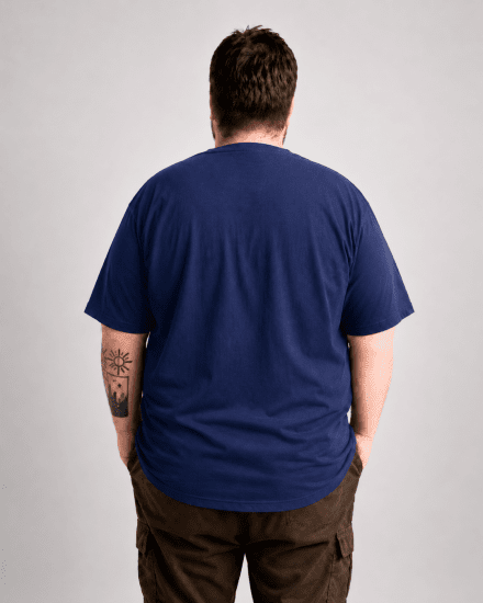 Motley Denim Milan T-shirt Mørk indigo - T-shirts - T-shirts i store størrelser - 2XL-14XL