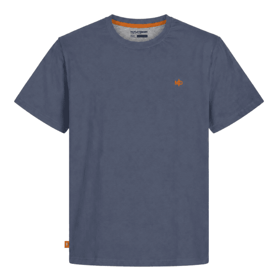 Motley Denim Stockholm T-shirt Light Indigo - T-shirts - T-shirts i store størrelser - 2XL-14XL