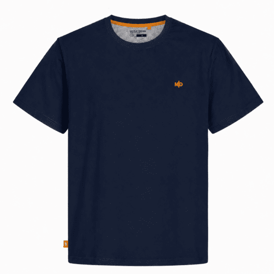 Motley Denim Stockholm T-shirt Navy - T-shirts - T-shirts i store størrelser - 2XL-14XL