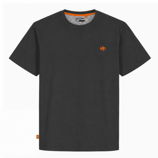 Motley Denim Stockholm T-shirt Charcoal - T-shirts - T-shirts i store størrelser - 2XL-14XL