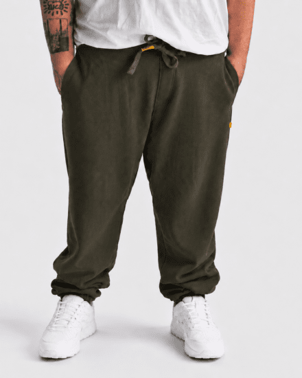 Motley Denim Berlin Sweatpants Dark Khaki - Joggingbukser og shorts - Sweatpants og Sweatshorts 2XL-12XL