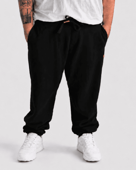 Motley Denim Berlin Sweatpants Black - Joggingbukser og shorts - Sweatpants og Sweatshorts 2XL-12XL