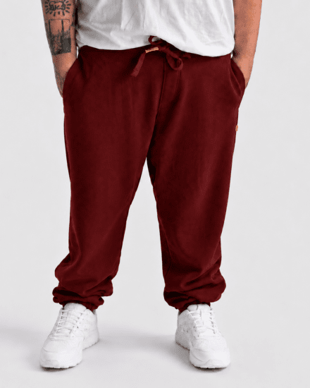 Motley Denim Berlin Sweatpants Red - Joggingbukser og shorts - Sweatpants og Sweatshorts 2XL-12XL