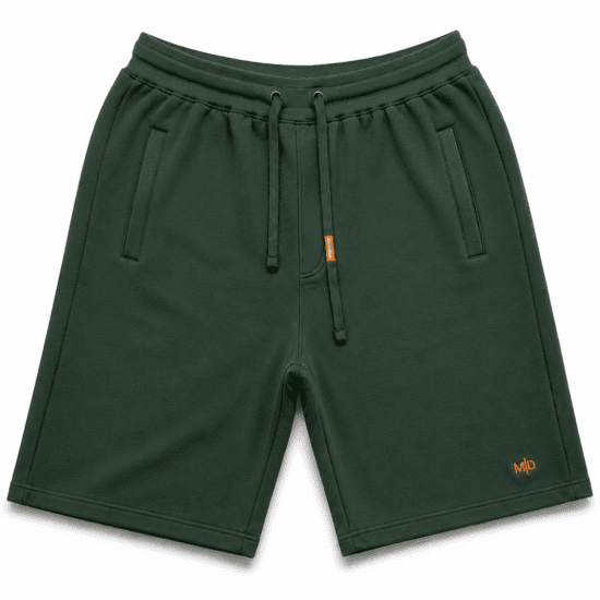 Motley Denim Paris Sweatshorts Racing Green - Joggingbukser og shorts - Sweatpants og Sweatshorts 2XL-12XL