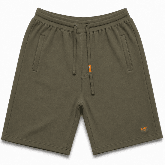 Motley Denim Paris Sweatshorts Dark Khaki - Joggingbukser og shorts - Sweatpants og Sweatshorts 2XL-12XL