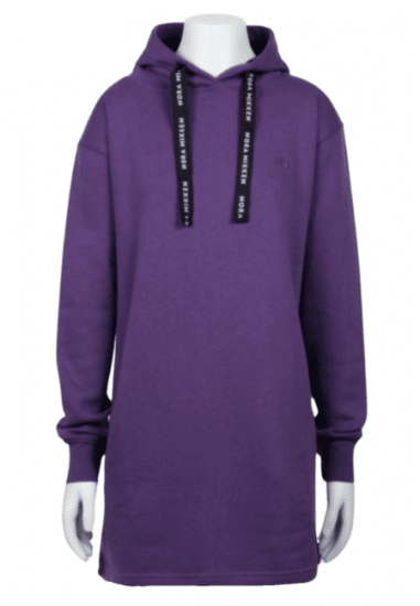 Nora Mikken KRISTINA Long Hoodie Purple - Trøjer og hættetrøjer - 