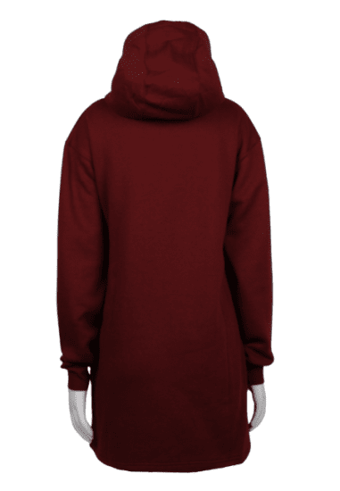 Nora Mikken KRISTINA Long Hoodie Burgundy - Trøjer og hættetrøjer - 