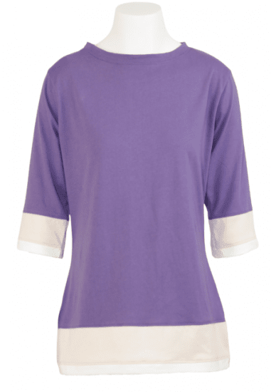 Nora Mikken ANNELI T-Shirt Purple - T-shirts - T-shirts & croptops