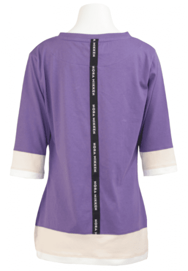 Nora Mikken ANNELI T-Shirt Purple - T-shirts - T-shirts & croptops
