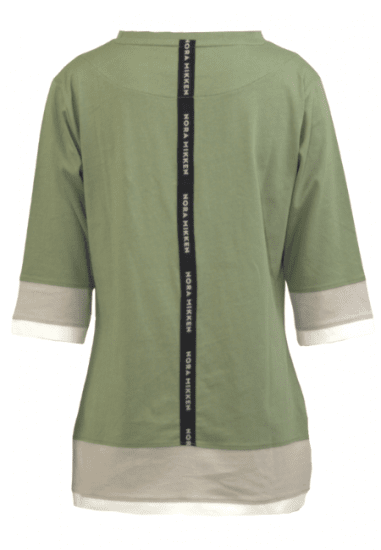 Nora Mikken ANNELI T-Shirt Green - T-shirts - 