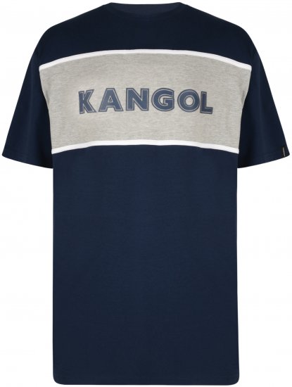 Kangol Whistler T-shirt Navy - T-shirts - T-shirts i store størrelser - 2XL-14XL
