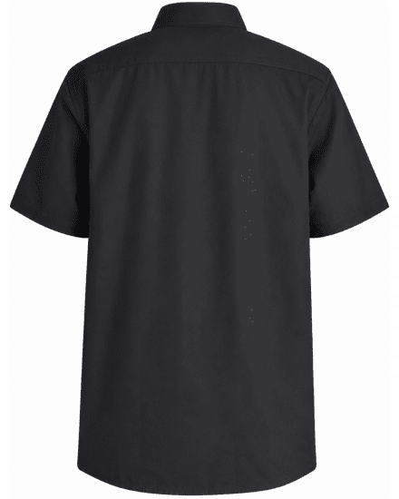 Motley Denim Zagreb Kortærmet Skjorte Mørkegrå - Skjorter - Skjorter til store mænd 2XL- 8XL