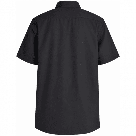 Motley Denim Zagreb Kortærmet Skjorte Sort - Skjorter - Skjorter til store mænd 2XL- 8XL